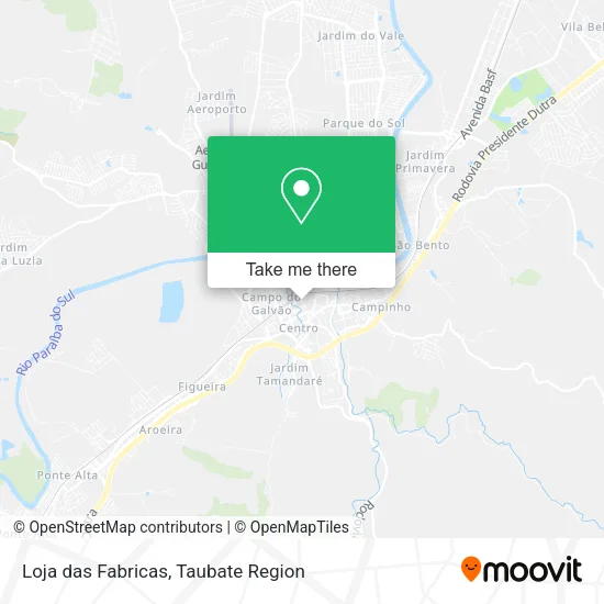 Loja das Fabricas map