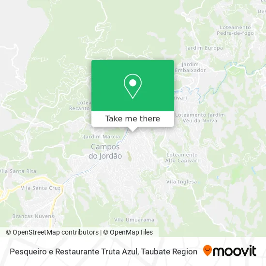 Pesqueiro e Restaurante Truta Azul map