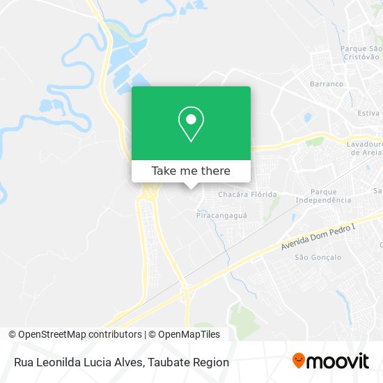 Rua Leonilda Lucia Alves map