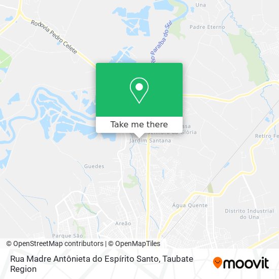 Rua Madre Antônieta do Espírito Santo map
