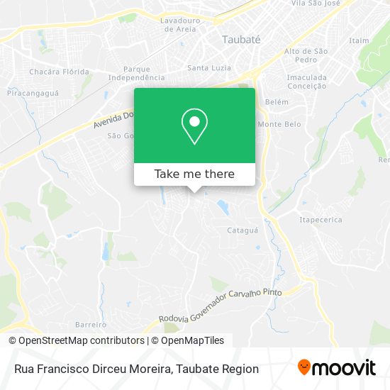 Rua Francisco Dirceu Moreira map