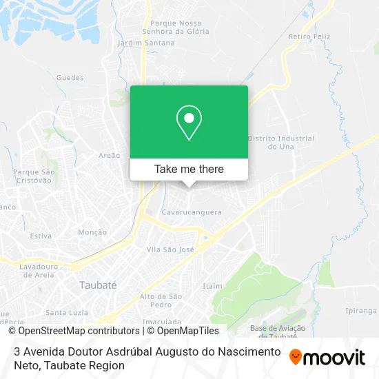 3 Avenida Doutor Asdrúbal Augusto do Nascimento Neto map