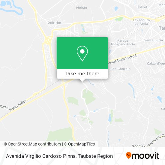 Avenida Virgilio Cardoso Pinna map
