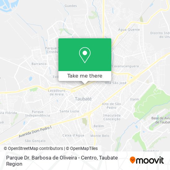Mapa Parque Dr. Barbosa de Oliveira - Centro