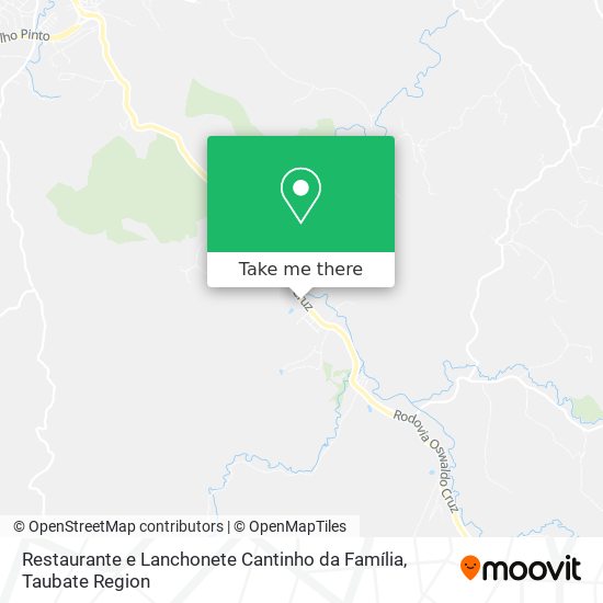 Mapa Restaurante e Lanchonete Cantinho da Família