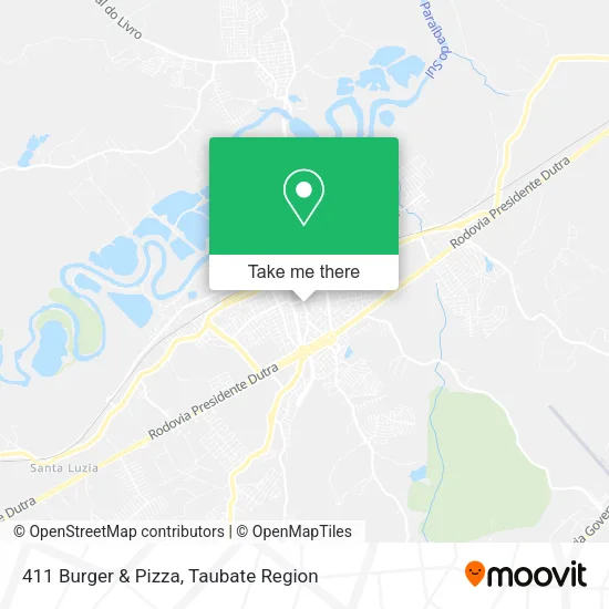 411 Burger & Pizza map