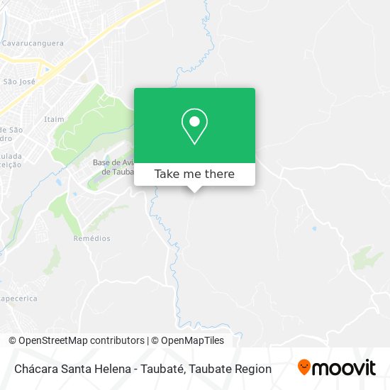 Chácara Santa Helena - Taubaté map