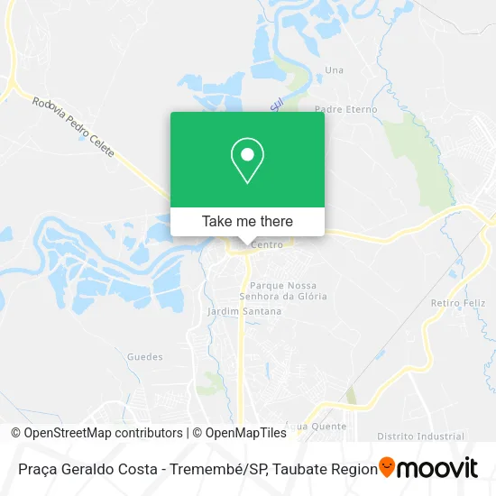 Praça Geraldo Costa - Tremembé / SP map