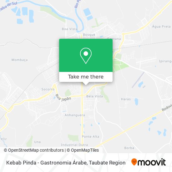 Kebab Pinda - Gastronomia Árabe map