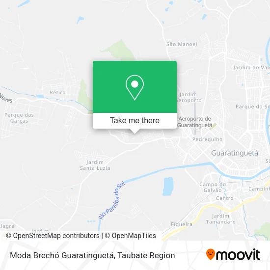 Moda Brechó Guaratinguetá map