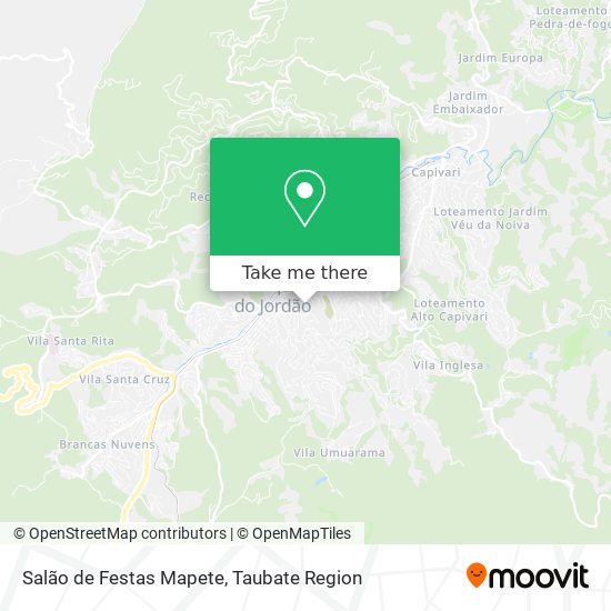 Salão de Festas Mapete map