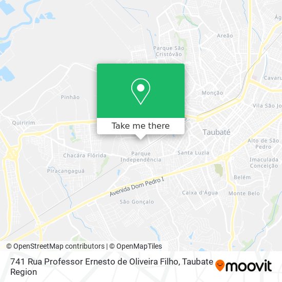 741 Rua Professor Ernesto de Oliveira Filho map