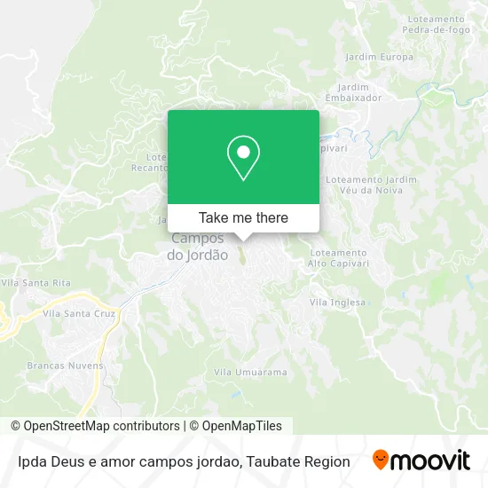 Ipda Deus e amor campos jordao map