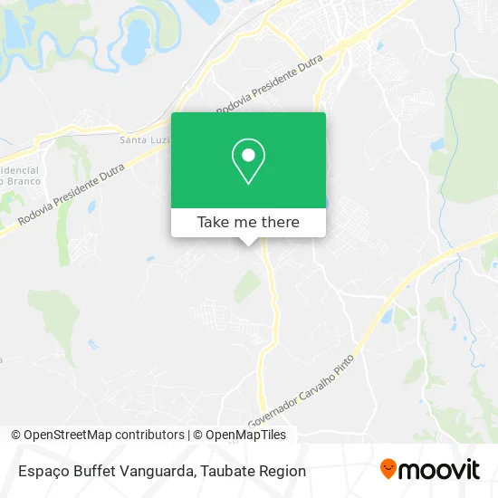 Espaço Buffet Vanguarda map