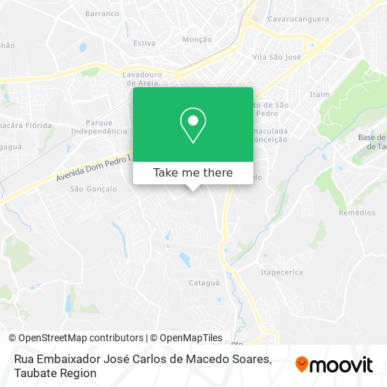 Rua Embaixador José Carlos de Macedo Soares map