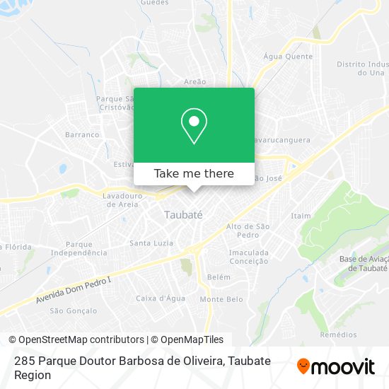 285 Parque Doutor Barbosa de Oliveira map
