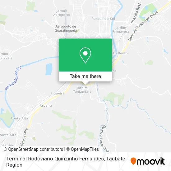 Terminal Rodoviário Quinzinho Fernandes map