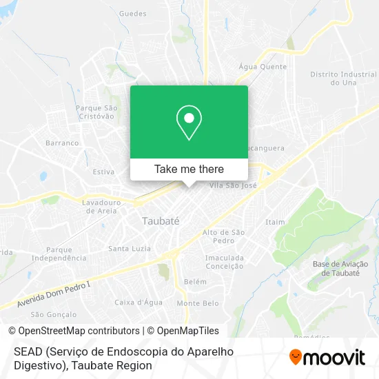 SEAD (Serviço de Endoscopia do Aparelho Digestivo) map