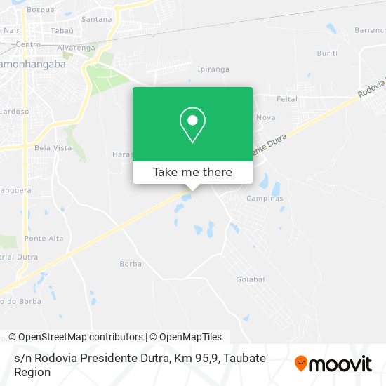 s / n Rodovia Presidente Dutra, Km 95,9 map