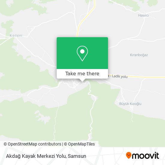 Akdağ Kayak Merkezi Yolu map