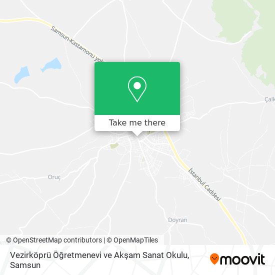 Vezirköprü Öğretmenevi ve Akşam Sanat Okulu map