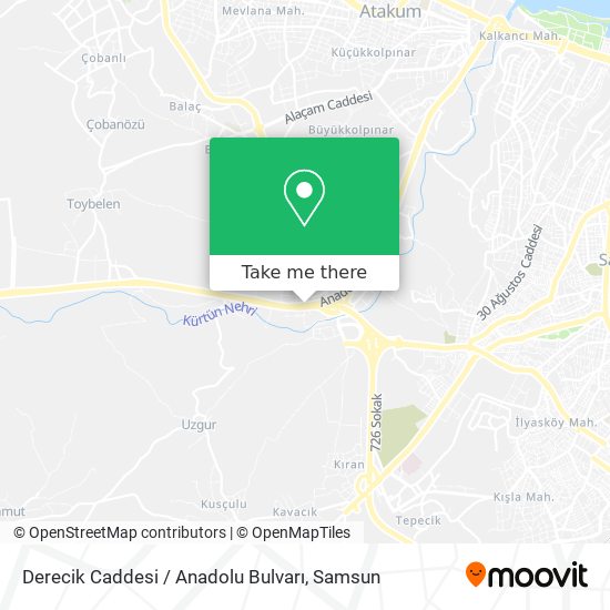Derecik Caddesi / Anadolu Bulvarı map