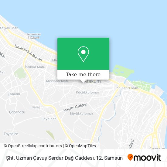 Şht. Uzman Çavuş Serdar Dağ Caddesi, 12 map