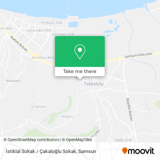 İstiklal Sokak / Çakaloğlu Sokak map