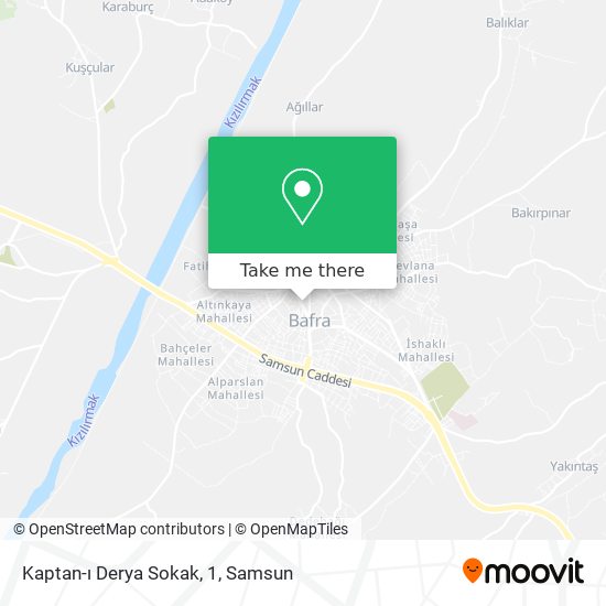 Kaptan-ı Derya Sokak, 1 map