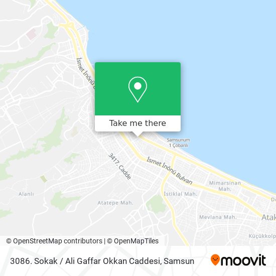 3086. Sokak / Ali Gaffar Okkan Caddesi map