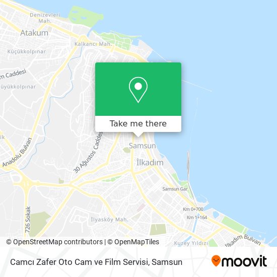 Camcı Zafer Oto Cam ve Film Servisi map