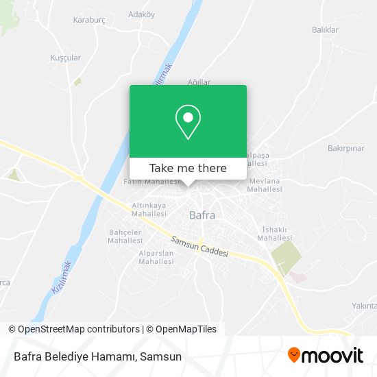 Bafra Belediye Hamamı map