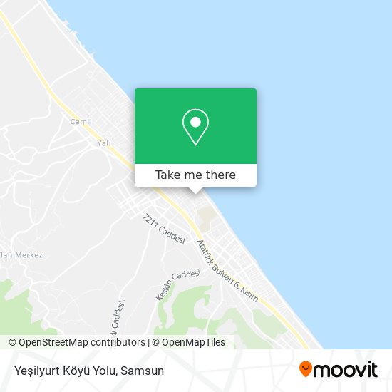 Yeşilyurt Köyü Yolu map