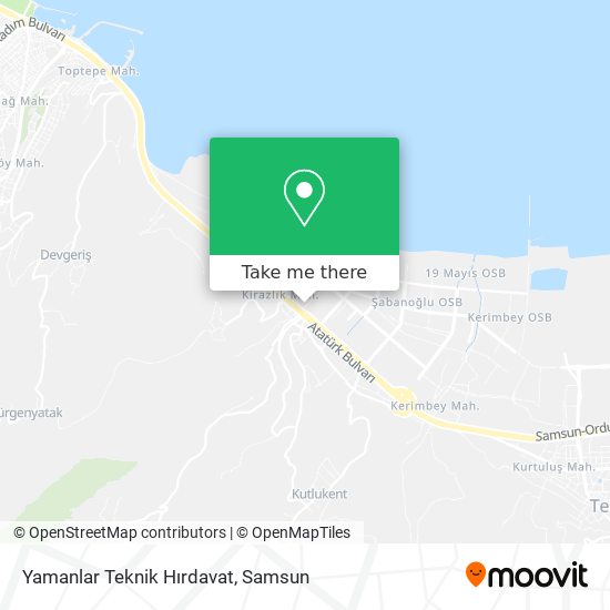 Yamanlar Teknik Hırdavat map