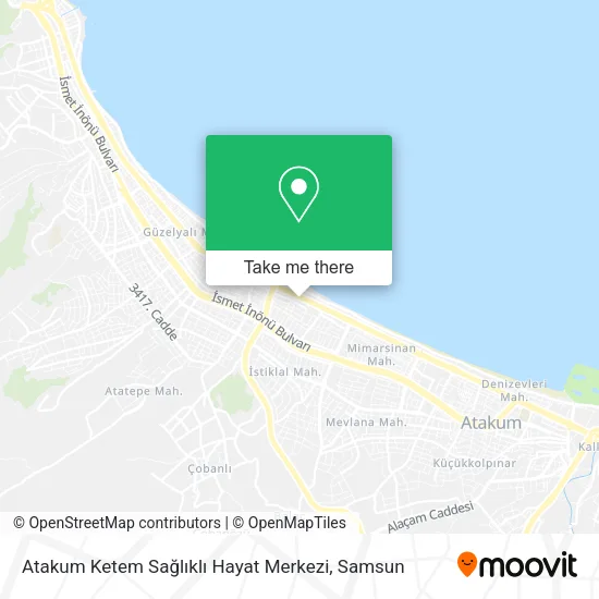 Atakum Ketem Sağlıklı Hayat Merkezi map