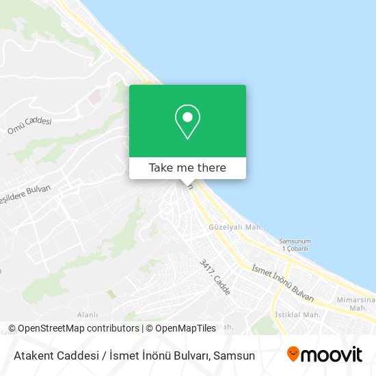Atakent Caddesi / İsmet İnönü Bulvarı map
