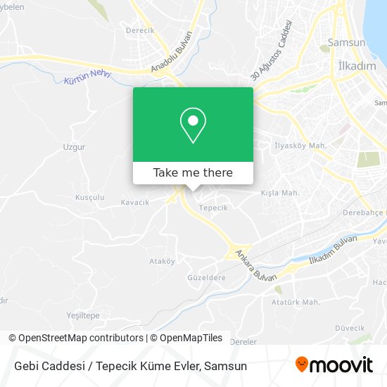 Gebi Caddesi / Tepecik Küme Evler map