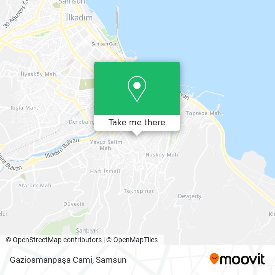 Gaziosmanpaşa Cami map