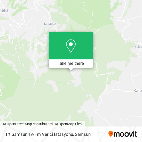 Trt Samsun Tv / Fm Verici İstasyonu map