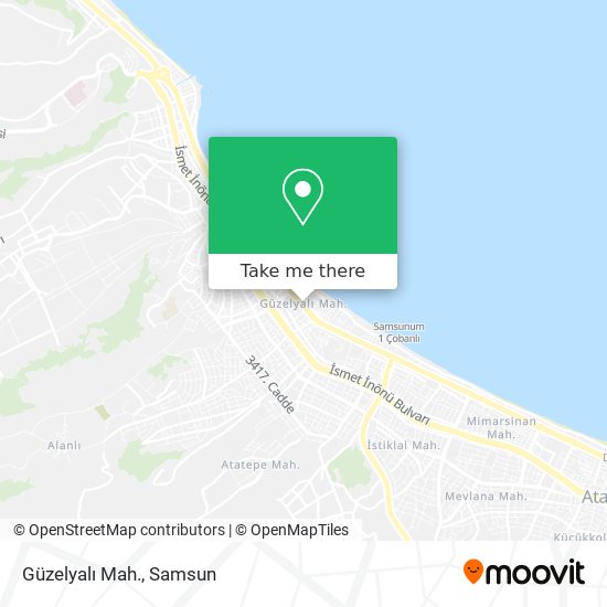 Güzelyalı Mah. map