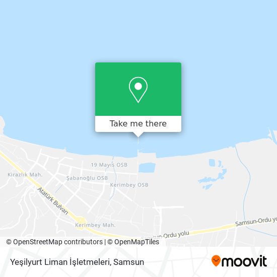 Yeşilyurt Liman İşletmeleri map