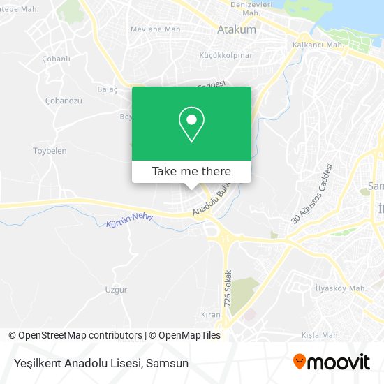 Yeşilkent Anadolu Lisesi map