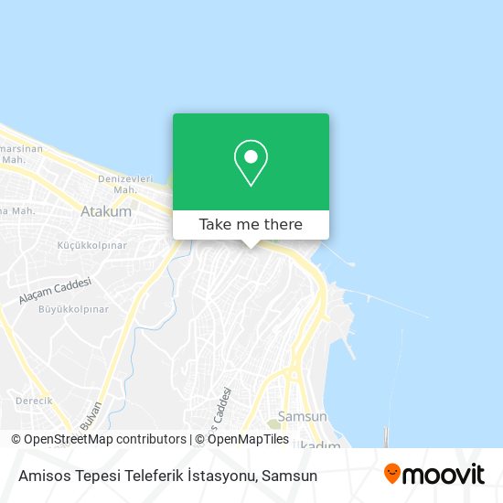 Amisos Tepesi Teleferik İstasyonu map