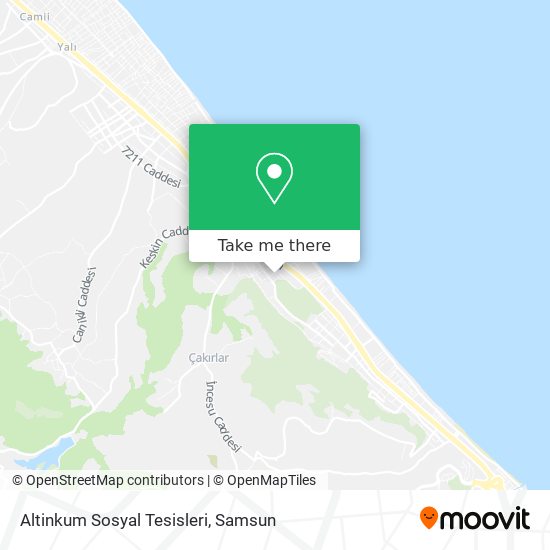 Altinkum Sosyal Tesisleri map