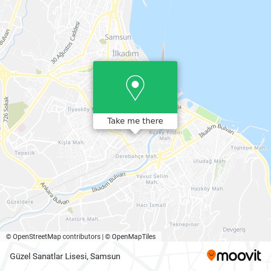 Güzel Sanatlar Lisesi map