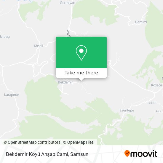 Bekdemir Köyü Ahşap Cami map