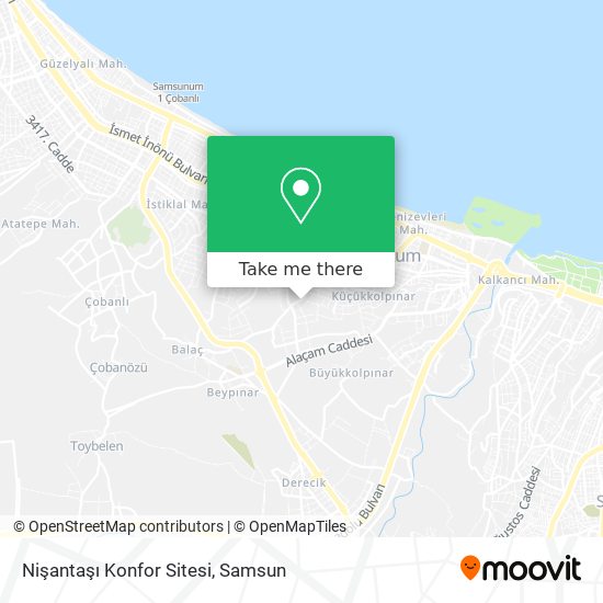 Nişantaşı Konfor Sitesi map