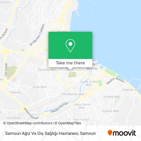 Samsun Ağız Ve Diş Sağlığı Hastanesi map