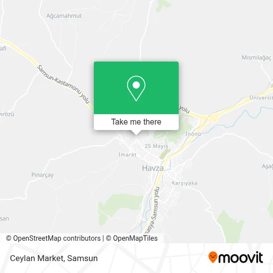 Ceylan Market map