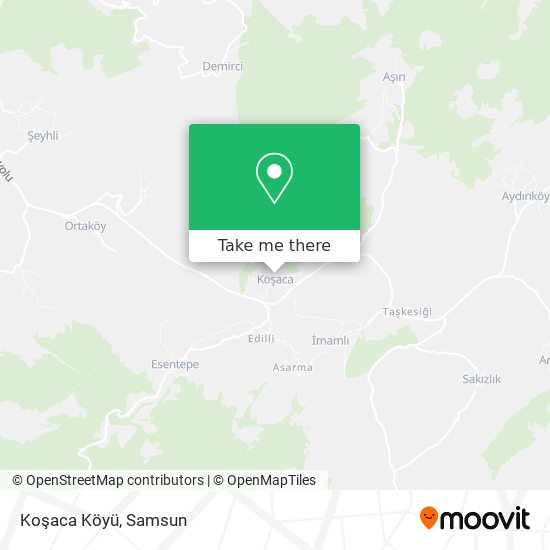 Koşaca Köyü map
